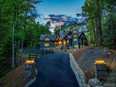 Introducing a brand new, light-filled modern mountain residence on Burlingame Country Club in North Carolina - for sale on GolfHomes.com, golf home, golf lot