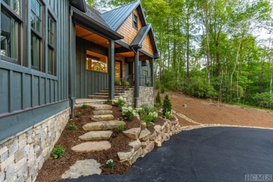 Introducing a brand new, light-filled modern mountain residence on Burlingame Country Club in North Carolina - for sale on GolfHomes.com, golf home, golf lot