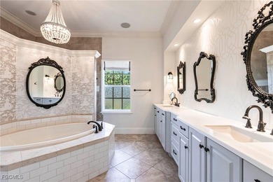 The stunning Martinique model, built by Wyman Stokes, is now on Verandah Golf Course and Club in Florida - for sale on GolfHomes.com, golf home, golf lot