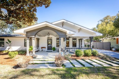 Completely Updated Coastal Retreat in the Heart of Ocean Springs on Gulf Hills Golf Club in Mississippi - for sale on GolfHomes.com, golf home, golf lot