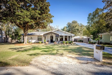 Completely Updated Coastal Retreat in the Heart of Ocean Springs on Gulf Hills Golf Club in Mississippi - for sale on GolfHomes.com, golf home, golf lot