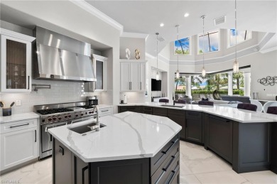 Welcome to this magnificent custom estate in Shadow Wood at The on Shadow Wood Country Club in Florida - for sale on GolfHomes.com, golf home, golf lot