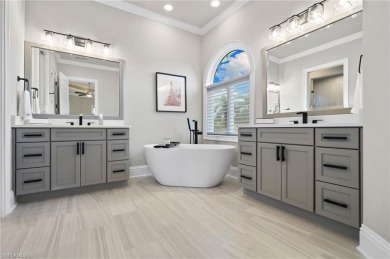 Welcome to this magnificent custom estate in Shadow Wood at The on Shadow Wood Country Club in Florida - for sale on GolfHomes.com, golf home, golf lot
