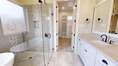 Experience luxury living in the gated enclave of freestanding on Harbor Lakes Golf Club in Texas - for sale on GolfHomes.com, golf home, golf lot