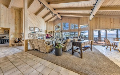 This stunning lakefront home offers panoramic views of Lake on Lake Almanor Country Club in California - for sale on GolfHomes.com, golf home, golf lot