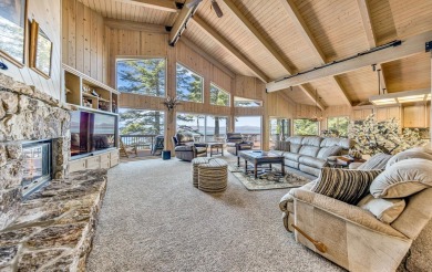 This stunning lakefront home offers panoramic views of Lake on Lake Almanor Country Club in California - for sale on GolfHomes.com, golf home, golf lot