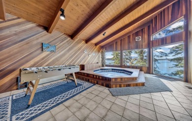 This stunning lakefront home offers panoramic views of Lake on Lake Almanor Country Club in California - for sale on GolfHomes.com, golf home, golf lot