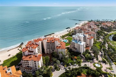 Unwind to breathtakingly peaceful direct ocean views. Oceanside on Fisher Island Club in Florida - for sale on GolfHomes.com, golf home, golf lot