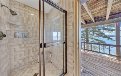 This stunning lakefront home offers panoramic views of Lake on Lake Almanor Country Club in California - for sale on GolfHomes.com, golf home, golf lot