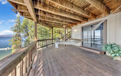 This stunning lakefront home offers panoramic views of Lake on Lake Almanor Country Club in California - for sale on GolfHomes.com, golf home, golf lot
