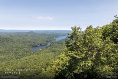 Captivating long-range views of the Blue Ridge Mountains await! on Lake Toxaway Country Club in North Carolina - for sale on GolfHomes.com, golf home, golf lot