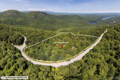 Captivating long-range views of the Blue Ridge Mountains await! on Lake Toxaway Country Club in North Carolina - for sale on GolfHomes.com, golf home, golf lot