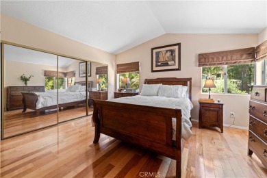 Turquoise double doors welcome you to this cheery 2 story on Wood Ranch Golf Club in California - for sale on GolfHomes.com, golf home, golf lot
