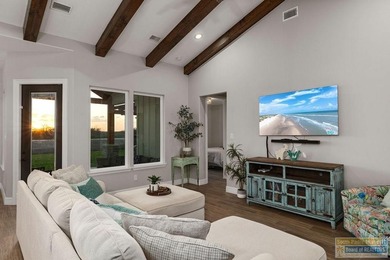 SUNSETS FROM YOUR HOT TUB! Almost new, built 2023. Luxury on South Padre Island Golf Club in Texas - for sale on GolfHomes.com, golf home, golf lot