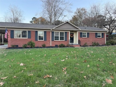 Step inside this charming 1960 brick ranch home located in on Cherryville Golf and  Country Club in North Carolina - for sale on GolfHomes.com, golf home, golf lot