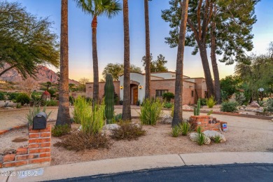 Luxurious Home with Breathtaking Views is nestled in a large on Oro Valley Country Club in Arizona - for sale on GolfHomes.com, golf home, golf lot