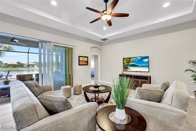 Immaculate lakefront San Remo floor plan home built by WCI on Pelican Preserve Golf Club in Florida - for sale on GolfHomes.com, golf home, golf lot