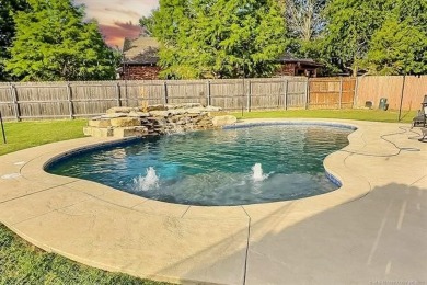 Complete remodel on .32-acre with an in-ground, salt-water on Bailey Ranch Golf Club in Oklahoma - for sale on GolfHomes.com, golf home, golf lot