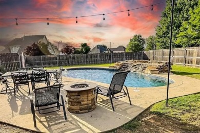 Complete remodel on .32-acre with an in-ground, salt-water on Bailey Ranch Golf Club in Oklahoma - for sale on GolfHomes.com, golf home, golf lot