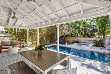 MUST SEE this charming Old Town Bay St Louis cottage with pool! on The Bridges Golf Club At Hollywood Casino in Mississippi - for sale on GolfHomes.com, golf home, golf lot