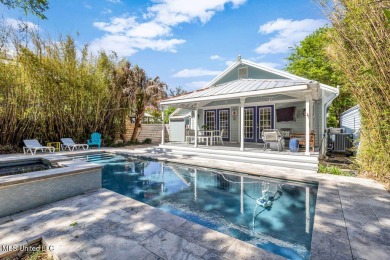 MUST SEE this charming Old Town Bay St Louis cottage with pool! on The Bridges Golf Club At Hollywood Casino in Mississippi - for sale on GolfHomes.com, golf home, golf lot