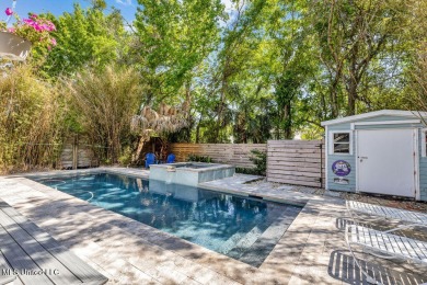 MUST SEE this charming Old Town Bay St Louis cottage with pool! on The Bridges Golf Club At Hollywood Casino in Mississippi - for sale on GolfHomes.com, golf home, golf lot