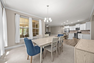 This elegant ranch-style home is located in the highly coveted on Olde Liberty Golf and Country Club in North Carolina - for sale on GolfHomes.com, golf home, golf lot