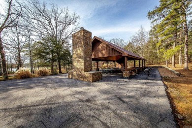 Adorable Cabin in the woods with red line behind the house and on Tannenbaum Golf Club in Arkansas - for sale on GolfHomes.com, golf home, golf lot