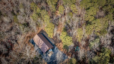 Adorable Cabin in the woods with red line behind the house and on Tannenbaum Golf Club in Arkansas - for sale on GolfHomes.com, golf home, golf lot