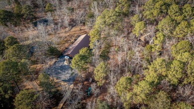 Adorable Cabin in the woods with red line behind the house and on Tannenbaum Golf Club in Arkansas - for sale on GolfHomes.com, golf home, golf lot