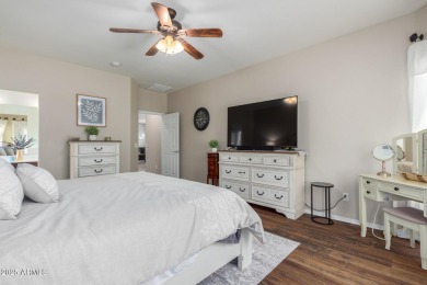 This Raven model shows like a NEW HOME but w/ a HUGE paver patio on Poston Butte Golf Club in Arizona - for sale on GolfHomes.com, golf home, golf lot