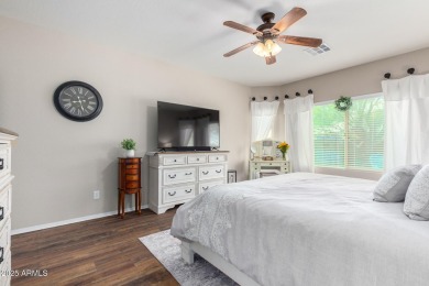 This Raven model shows like a NEW HOME but w/ a HUGE paver patio on Poston Butte Golf Club in Arizona - for sale on GolfHomes.com, golf home, golf lot