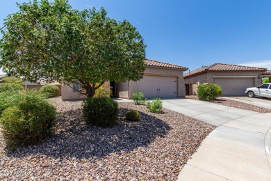 This Raven model shows like a NEW HOME but w/ a HUGE paver patio on Poston Butte Golf Club in Arizona - for sale on GolfHomes.com, golf home, golf lot