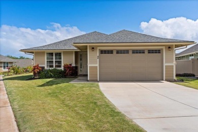 As you step into this like-new 2022 home in the Parkways at Maui on The Dunes At Maui Lani Golf Course in Hawaii - for sale on GolfHomes.com, golf home, golf lot