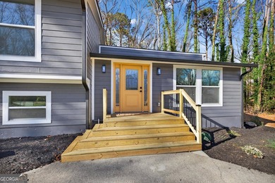 OPEN HOUSE SAT 3/7 FROM 12-2PM!! COMPLETELY REIMAGINED FROM THE on Canongate At Flat Creek Club in Georgia - for sale on GolfHomes.com, golf home, golf lot