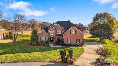 Live all on one level if desired. This home overlooks the 17th on Rock Barn Golf and Spa in North Carolina - for sale on GolfHomes.com, golf home, golf lot