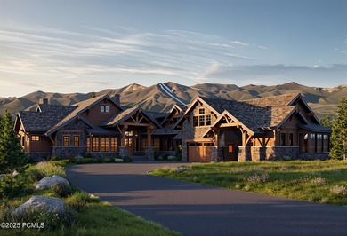 Blending timeless mountain architecture with contemporary on Talisker Club At Tuhaye in Utah - for sale on GolfHomes.com, golf home, golf lot