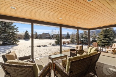 Stunning contemporary Craftsman-style home nestled in a tranquil on Red Lodge Golf Club in Montana - for sale on GolfHomes.com, golf home, golf lot