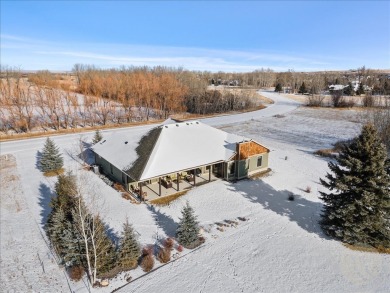 Stunning contemporary Craftsman-style home nestled in a tranquil on Red Lodge Golf Club in Montana - for sale on GolfHomes.com, golf home, golf lot