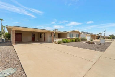 Welcome to a nice quiet place! This home features fresh paint on Sun City Country Club in Arizona - for sale on GolfHomes.com, golf home, golf lot