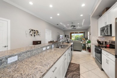 One of the larger 3BR single family floor plans (Carrera model) on Pelican Preserve Golf Club in Florida - for sale on GolfHomes.com, golf home, golf lot