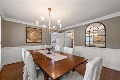 Beautifully situated on a peaceful +/-1.2-acre lot in one of on North Fulton Golf Course in Georgia - for sale on GolfHomes.com, golf home, golf lot