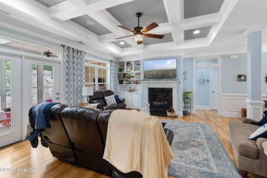 Discover this stunning 4-bedroom, 3-bath custom Craftsman home on Carolina National Golf Club in North Carolina - for sale on GolfHomes.com, golf home, golf lot