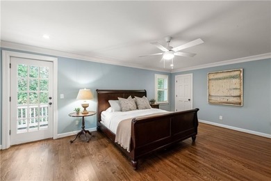 Beautifully situated on a peaceful +/-1.2-acre lot in one of on North Fulton Golf Course in Georgia - for sale on GolfHomes.com, golf home, golf lot