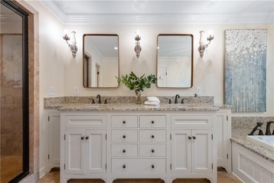 Beautifully situated on a peaceful +/-1.2-acre lot in one of on North Fulton Golf Course in Georgia - for sale on GolfHomes.com, golf home, golf lot