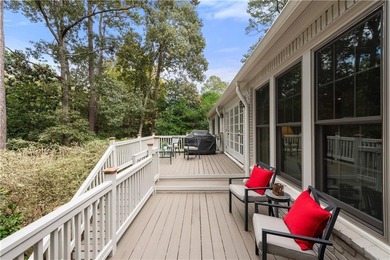 Beautifully situated on a peaceful +/-1.2-acre lot in one of on North Fulton Golf Course in Georgia - for sale on GolfHomes.com, golf home, golf lot