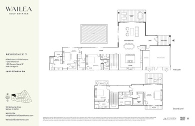 This 4-bedroom, 4.5-bathroom two-story home features elevated on Wailea Golf Club in Hawaii - for sale on GolfHomes.com, golf home, golf lot