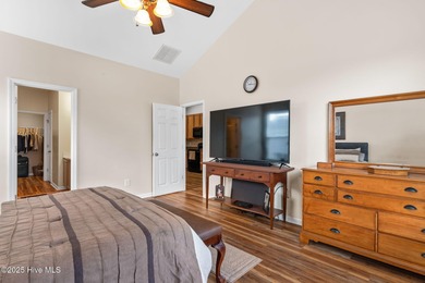 Beautiful 4 bedroom, 3 bath home with a courtyard garage entry on Crow Creek Golf Club in North Carolina - for sale on GolfHomes.com, golf home, golf lot