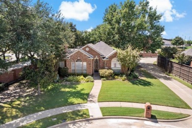 Beautiful single-story home on a cul-de-sac located in the on The Clubs at Prestonwood in Texas - for sale on GolfHomes.com, golf home, golf lot