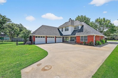 Location, location, location! This custom two-story brick home on Lake Kiowa Golf Course in Texas - for sale on GolfHomes.com, golf home, golf lot